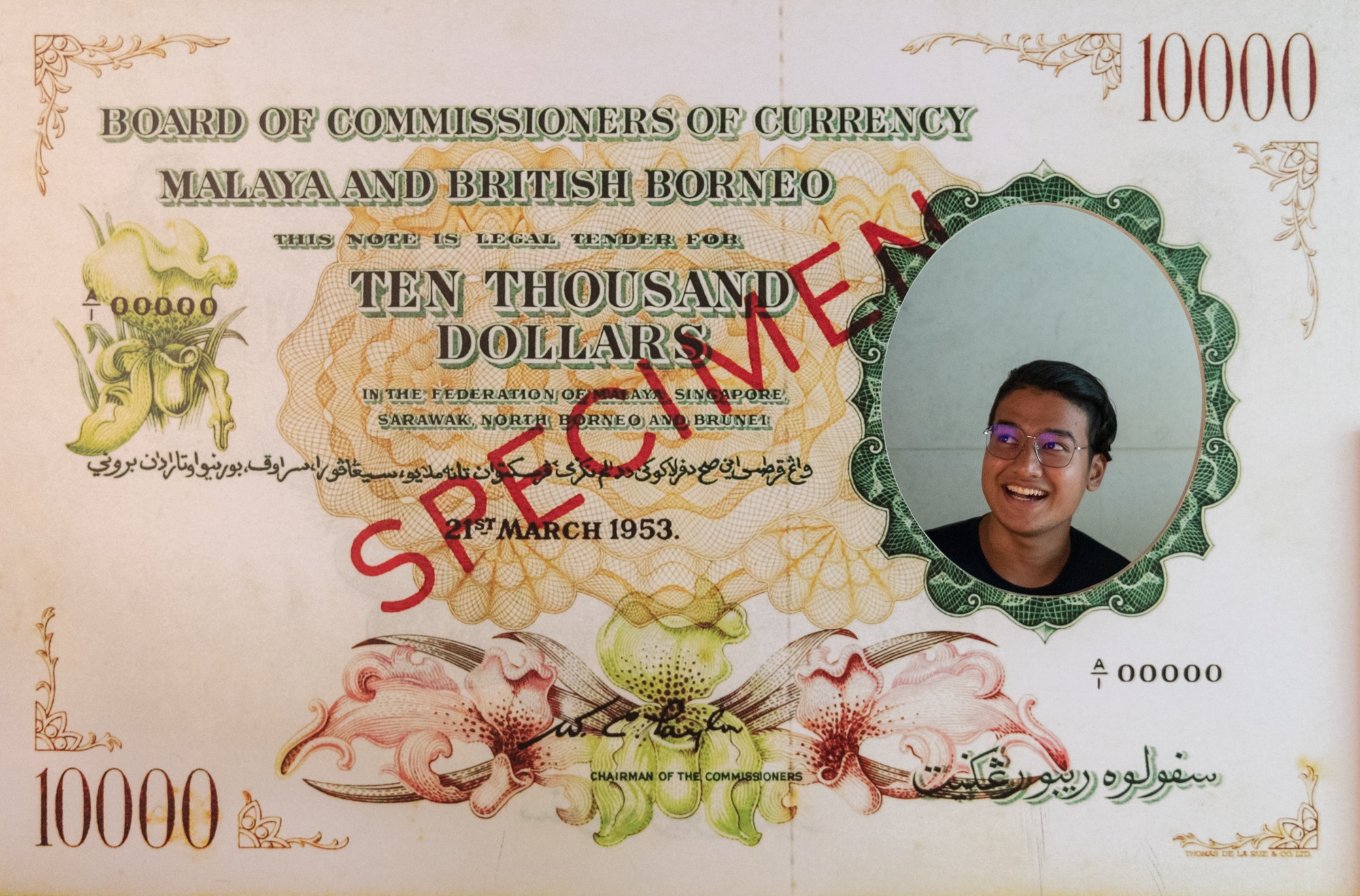 British Borneo Ten Thousand Dollars British Borneo Ten Thousand Dollars